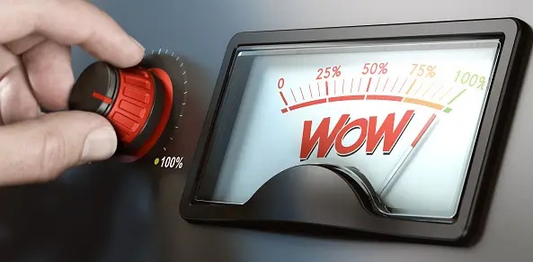 What is the wow effect in marketing?